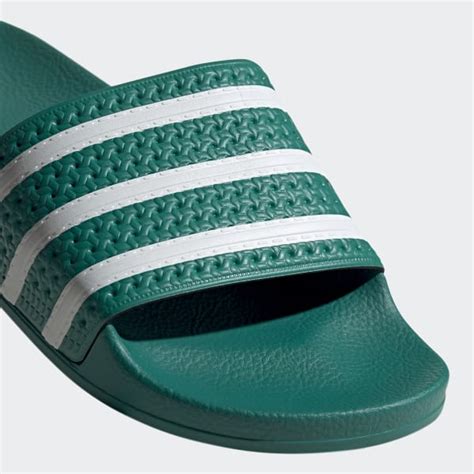 adidas originals adilette grün weiß|Green adilette Originals Gear .